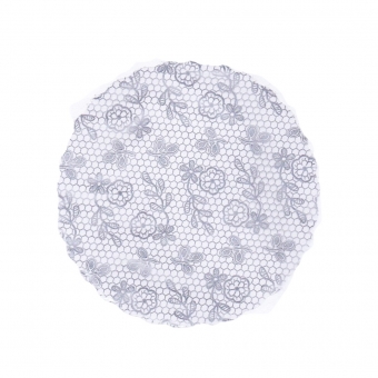 Fundo Rendado Prata n.7