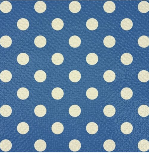 Guardanapo Azul Escuro Poá Branco 20x21