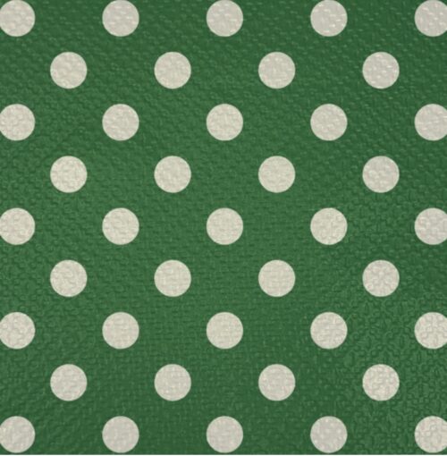 Guardanapo Verde Escuro Poá Branco 20x21