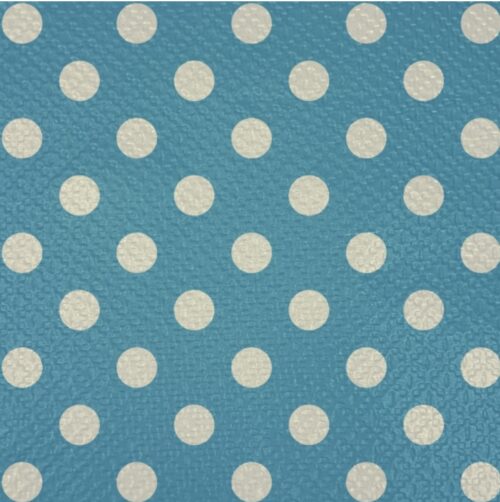 Guardanapo Azul Claro Poá Branco 20x21