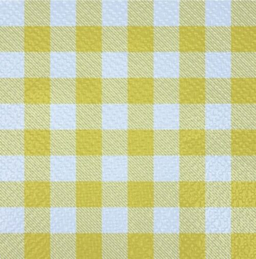 Guardanapo Xadrez Amarelo 30x31