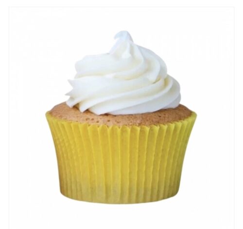 Forminha de Mini Cupcake Amarelo