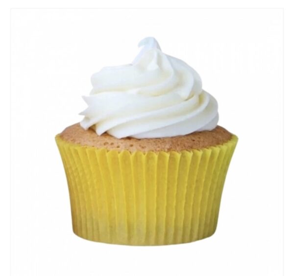 Forminha de Mini Cupcake Amarelo