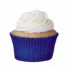 Forminha de Cupcake Azul Escuro